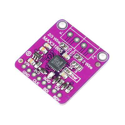 MAX31865 RTD铂电阻温度检测器模块 PT100-PT1000传感器/Arduino