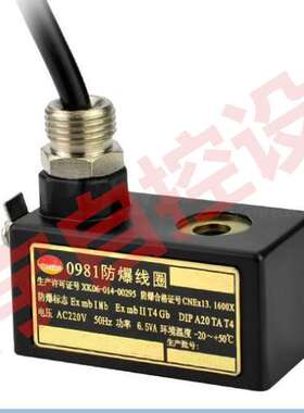 防爆电磁线圈的等级是EX MB I/II T4 4V210-08B 4V410-15