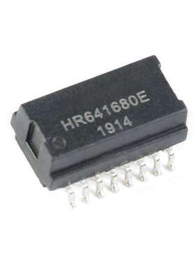 全新 HR641680E 贴片16脚 100Base-T单端口网络变压器模块