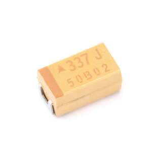 6032贴片钽电容 6032C 330uF 10% 20% 6.3V TAJC337K006RNJ