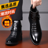 英伦皮靴商务正装 跨境大码 切尔西靴 男士 时尚 马丁靴男2025冬季 新款