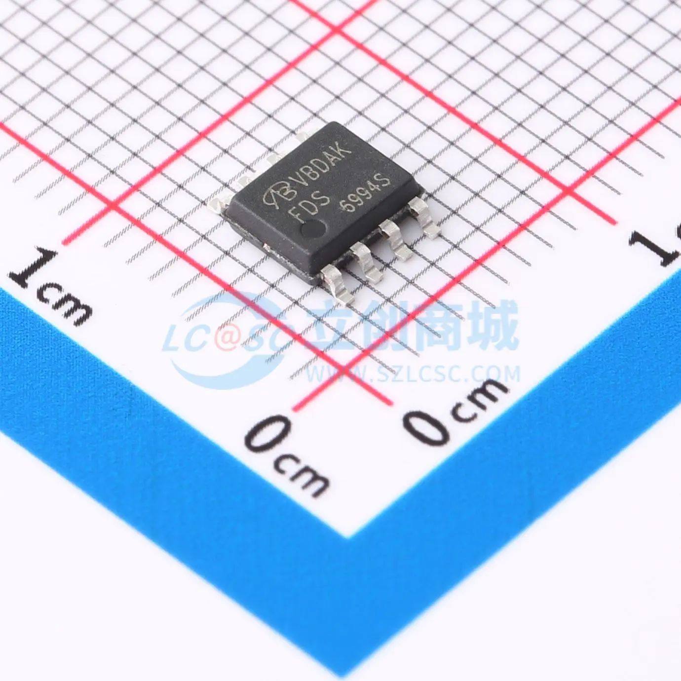 FDS6994S-NL-VB 场效应管(MOSFET) SOP-8 2个N沟道 30V