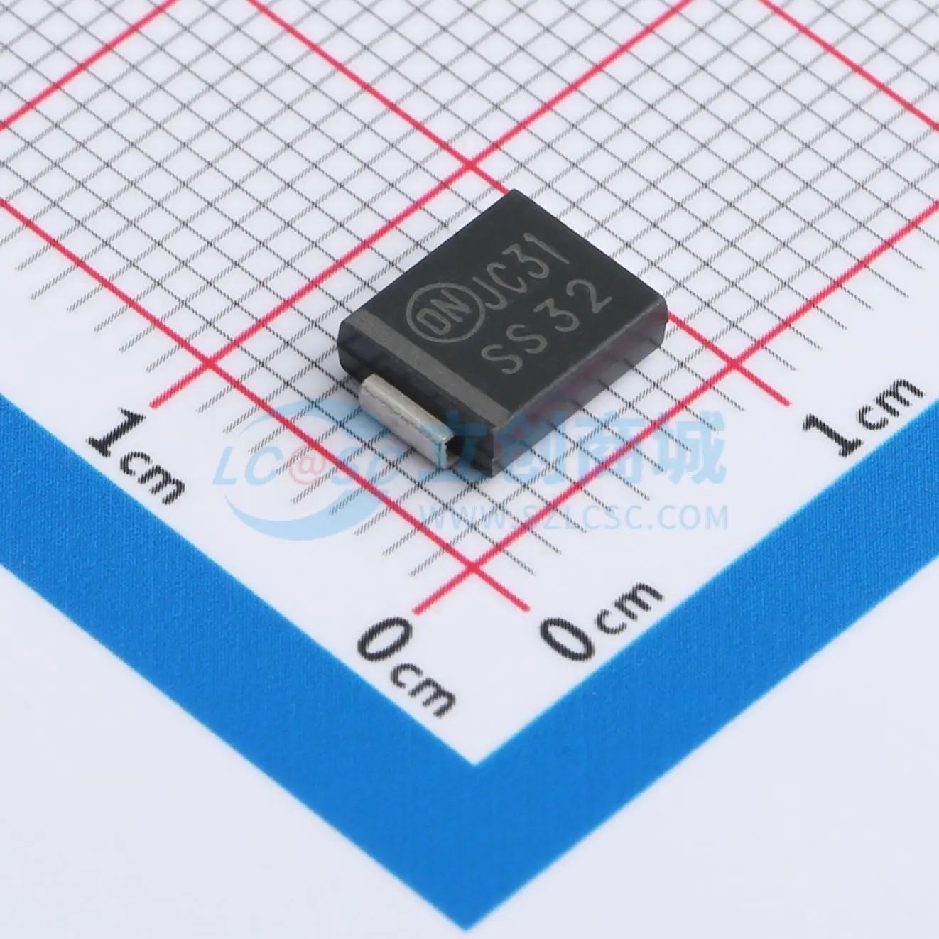 SS32 肖特基二极管 SMC(DO-214AB) 电压:20V 电流:3A