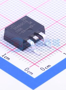 SBR30A60CTB-13 超势垒整流器(SBR) TO-263-2 SBR30A60CTB-13