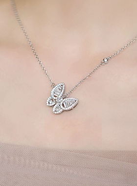 蝶梦之舞项链简约个性气质