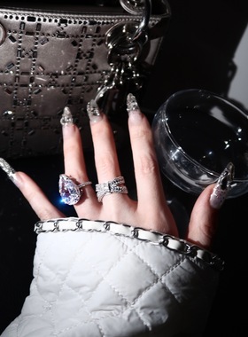 高级感小众开口戒指可调节