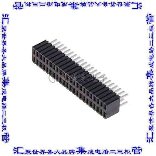 SLM-122-01-S-D 针座连接器44POS插座2排1.27mm叉状通孔直针镀金