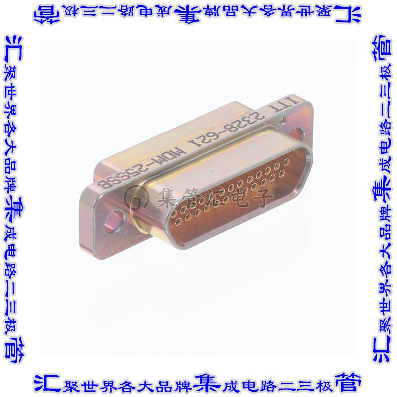 MDM-25SSB 连接器25POS插座母插口2排D-TYPE型面板安装