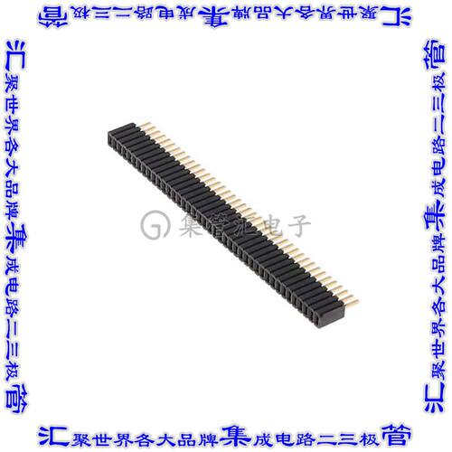 SLM-141-01-G-S 针座连接器41POS插座1.27mm叉状通孔直针镀金