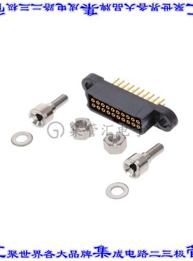 MHDAS2F020YDE60 针座连接器20POS插座2排1.27mm母形插口通孔直针