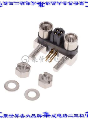 MHDAS2M004YCE51 针座连接器4POS接头2排1.27mm公形插针通孔直角