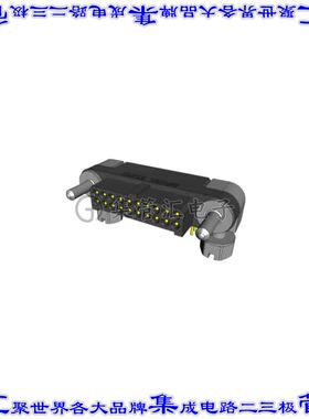 MHDAS2M020YCE11 针座连接器20POS接头2排1.27mm公形插针通孔直角