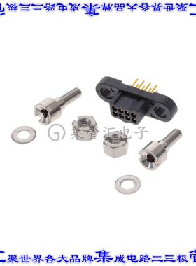 MHDAS2M008YDE60 针座连接器8POS接头2排1.27mm公形插针通孔直针