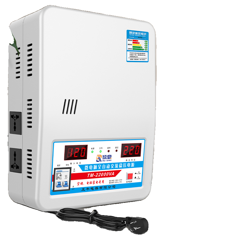 稳压器220v用大率空调专用调家压器自全动功商用冰儒鼎箱电压稳定