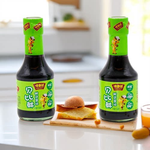 味事达贝比鲜酱油减盐工艺150ml
