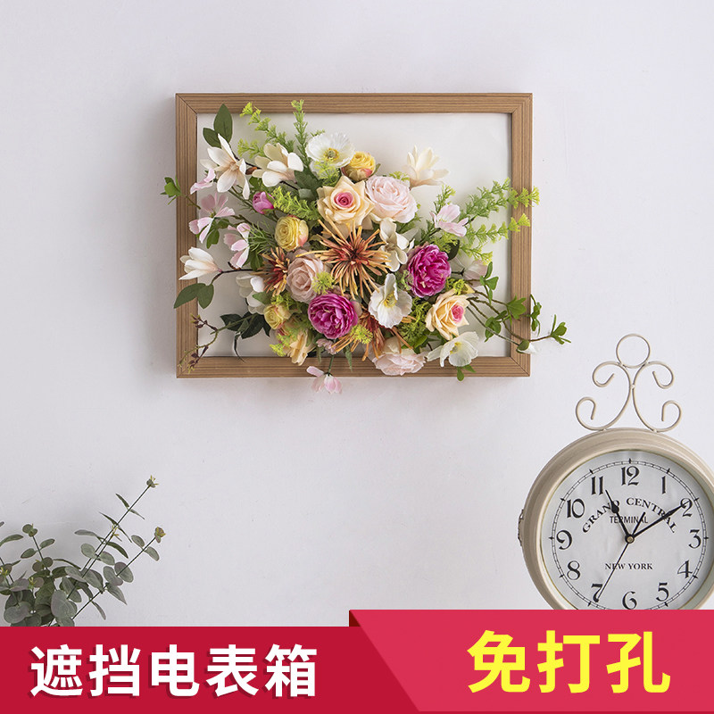 Electric meter box Occlusion decorate simulation Decorated wall Wall Pendants originality Room metope Botany Wall hanging Artificial flower Decorationin the Home accessories , Mural  category - from Buy2taobao.com to provide professional Taobao agent buy service