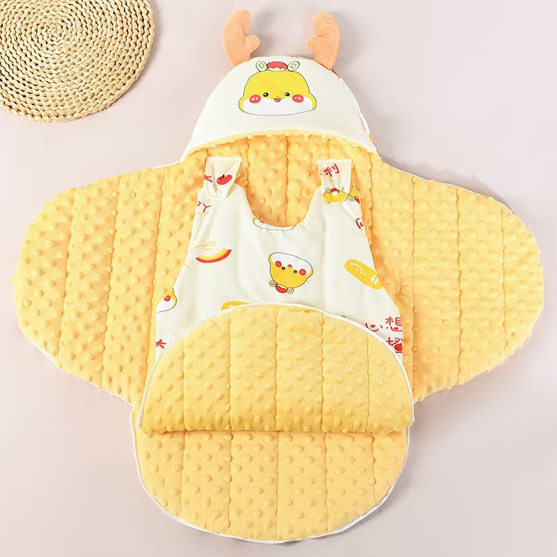 新生儿防踢包被睡袋二合一纯棉a类四季通用婴儿抱被春秋包裹被