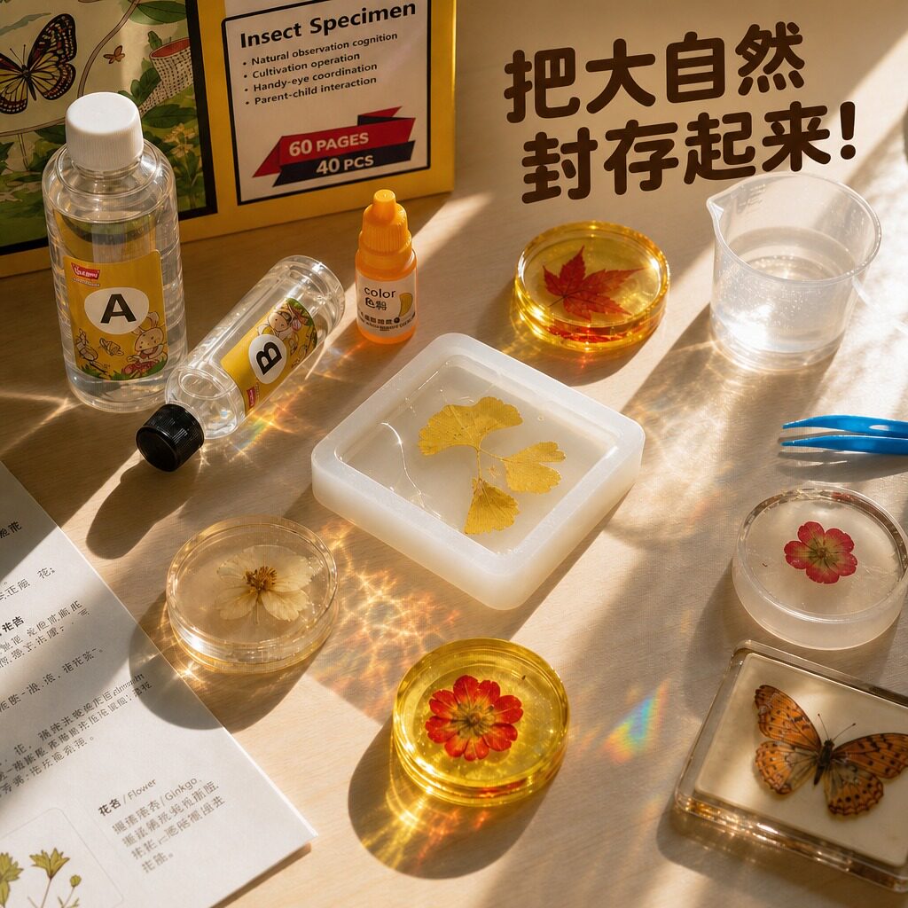 真实昆虫标本制作工具DIY树脂