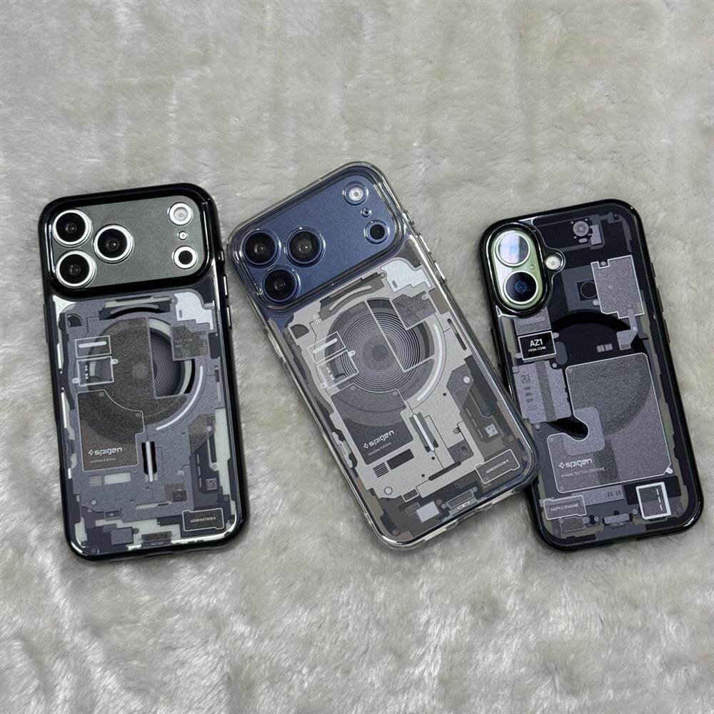 适用spg苹果17promax科技壳磁吸17air手机壳iphone17透色亚克力17pro保护套