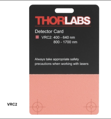 THORLABS 进口索雷博 VRC2 - 可见/红外观察卡，400 - 640 nm