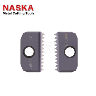 数控刀片12/14/21/30/40-NPSF美制干密封直管螺纹梳刀螺纹铣刀片