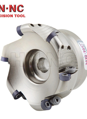 R200可转位圆鼻铣刀盘R5圆鼻平面铣刀盘快进给模具开粗铣刀盘刀片