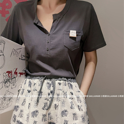 GillAimar女丝光棉狗狗家居服