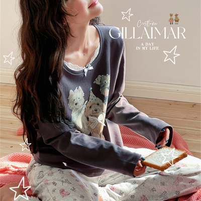 GillAimar女棉感睡衣套装