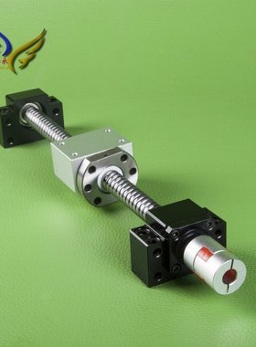 滚珠丝杆包括丝杆螺母螺母座联轴器手摇滚珠丝杆支撑座BKBF全套装