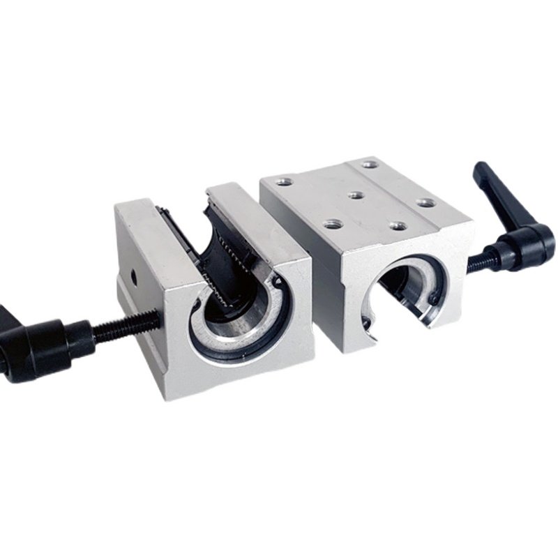 SBR圆柱光轴直线导轨锁紧滑块 固定环带定位锁紧滑块