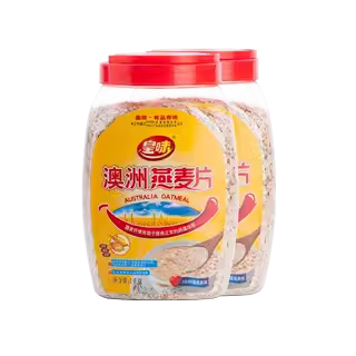 皇味澳洲灌装即食1000g纯燕麦片