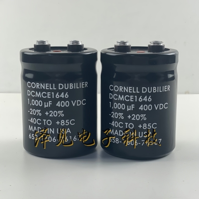 全新美国CORNELL DUBILIER电解电容 DCMCE1646 400V1000uF 400VDC