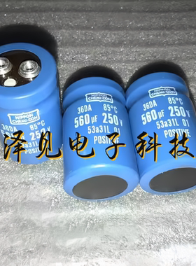 250V560UF全新原装NIPPON CHEMI-CON电解电容器36DA 200VDC螺丝脚