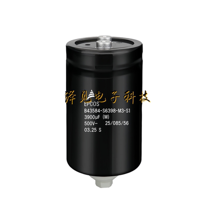 B43584-S6398-M3-S1全新原装EPCOS 500V3900UF带底部螺栓柱电容器