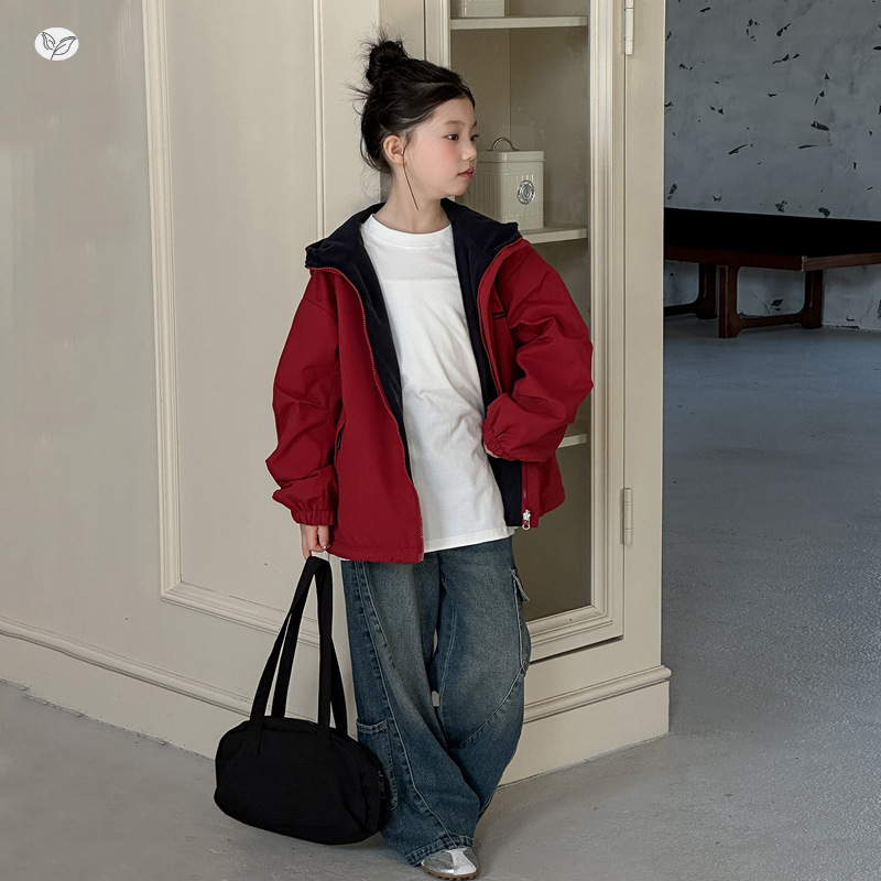 女童加绒外套秋冬2025新款