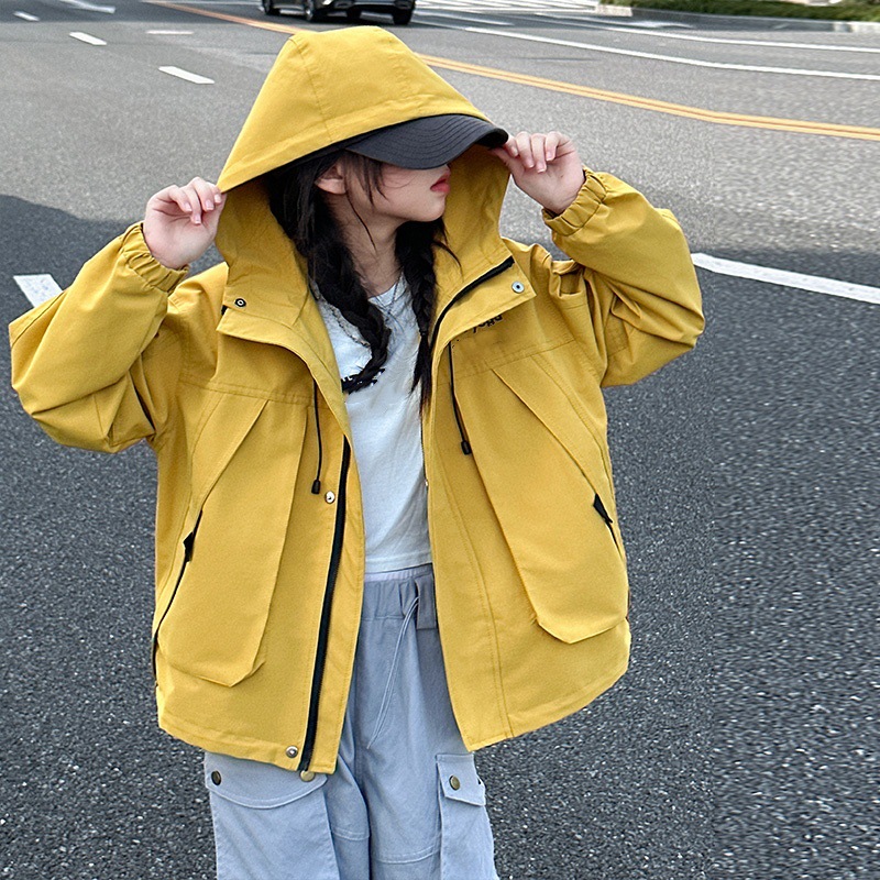 女童外套秋冬款2025新款