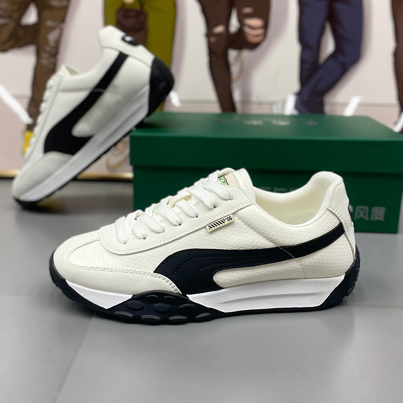 阿甘鞋2025秋冬新款布面透气软底舒适运动休闲鞋棉鞋加绒潮男鞋