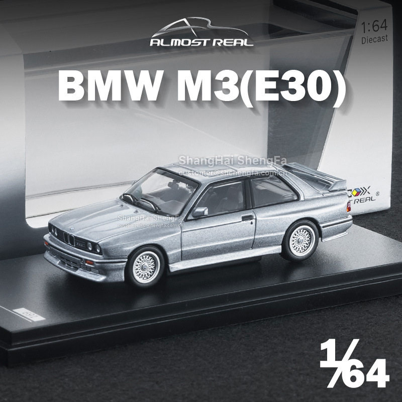 Almost Real AR 1:64 宝马M3 E30合金汽车模型仿真收藏静态摆件图片