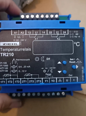 德国ZIEHL温控继电器TR210   T224071