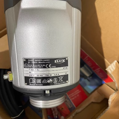德国FLUX佛伦诗电机D-7543 F 460-1 Ex 230 V50 Hz 700 W 3,4 A