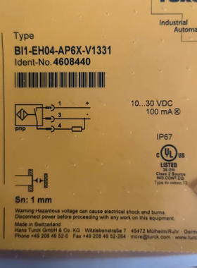 图尔克传感器 BI1-EH04-AP6X-V1331 4608440