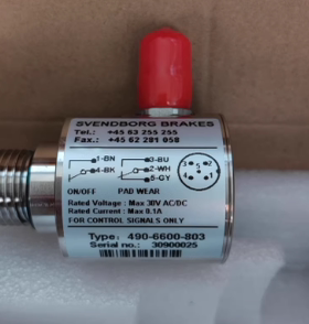 SVENDBORG BRAKES 电磁制动器 风力发电传感器  490-6600-803