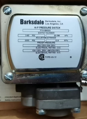 Barsksdale 压力开关 P1H-B85SS