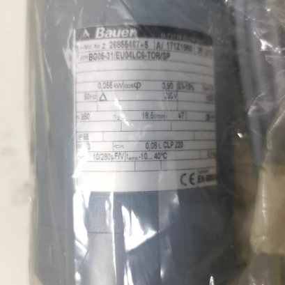 Bauer保尔减速电机 BG05-31/EU04LC6-TOB/SP