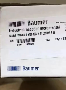 Baumer宝盟增量式编码器 ITD 40 A 4 Y109 1024 H NI D2SR12 E 10