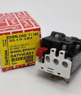 Danfoss 047H0201 TI 16C Overload Relay 0.19-0.29A