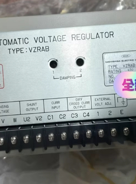 NISHISHIBA西芝自动调压控制器 TYPE：VZRAB-4A（P）RATING：450V