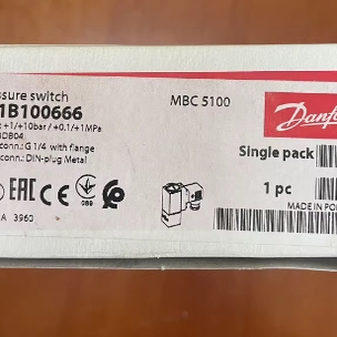 DANFOSS 丹佛斯 压力开关 MBC5100 2431-3DB04 061B100666