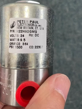 美国 彼得保罗 PETERPAUL 电磁阀 H22H9DGMG DC24V