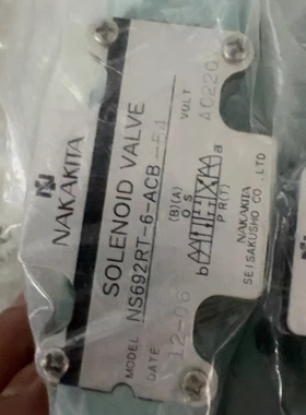 日本NAKAKITA 电磁阀  NS692RT-6-ACB-54